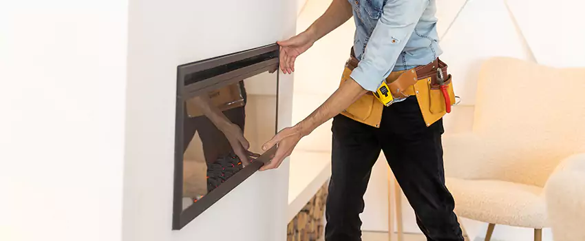 Metal Fireplace Installation in Bradenton, Florida