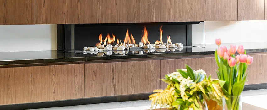 Double-height Fireplace Design Refurbishment in Bradenton, Florida